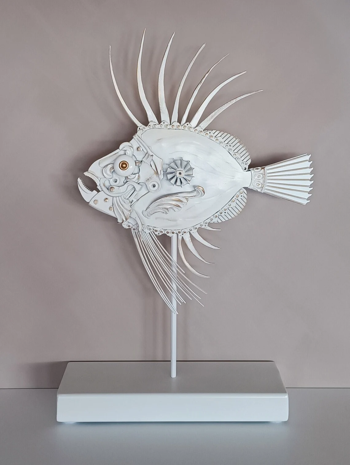 John Dory metal art fish sculpture