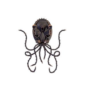 Metal art mini octopus wall sculpture